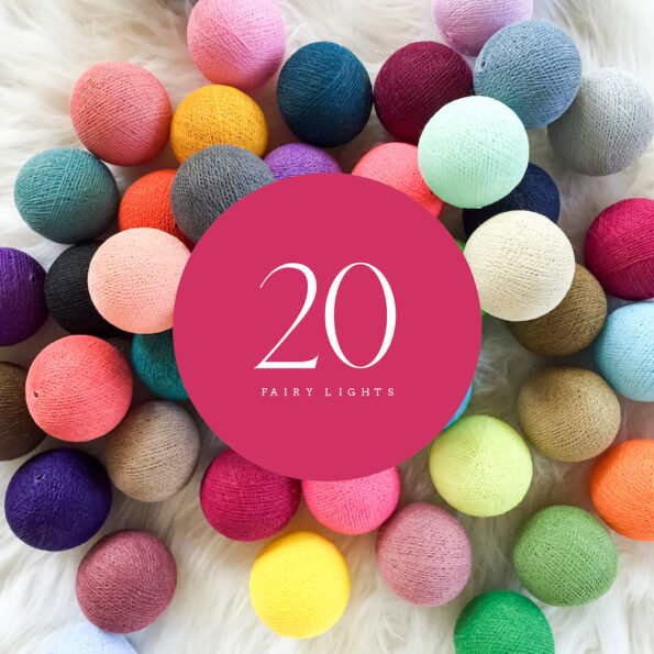 20 Balls + String Light