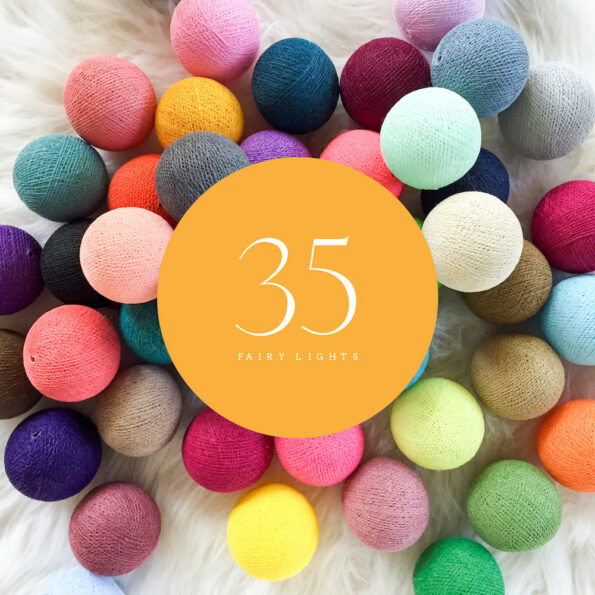 35 Balls + String Light