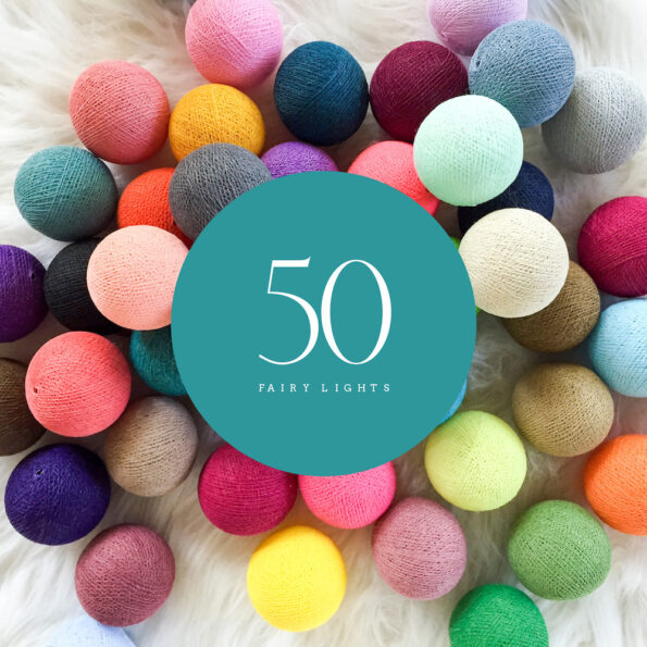 50 Balls + String Light